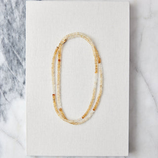 Citrine Sibling Necklaces
