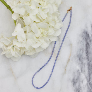 Micro Tanzanite Necklace