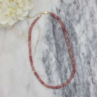 Strawberry Gem Necklace 2.0