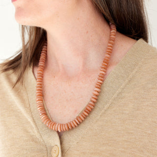 Harvest Moonstone Sapphire Necklace