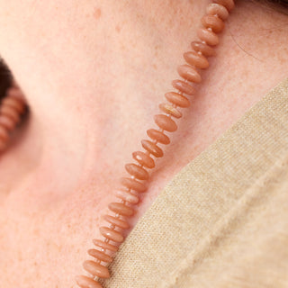 Harvest Moonstone Sapphire Necklace