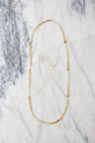 Citrine Ombre Long Necklace