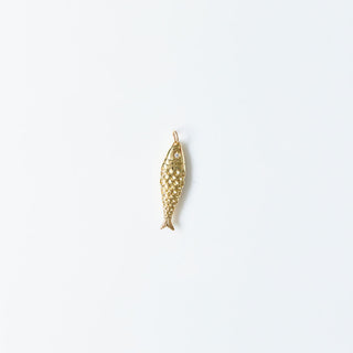 Large Gold Fishy Charm