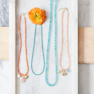 Longing For Blue Apatite Necklace