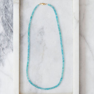 Longing For Blue Apatite Necklace