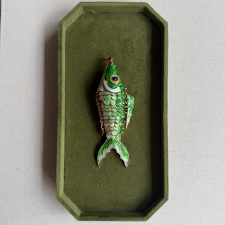 Green Big Guy Wiggle Fish Charm
