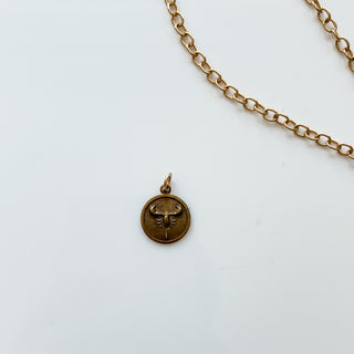 Vintage Scorpio Charm