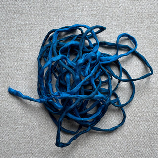 Hand Dyed Silk - Cornflower