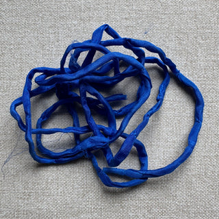 Hand Dyed Silk - Blue Star