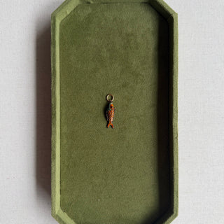Vintage Orange Teeny Tiny Wiggle Fish