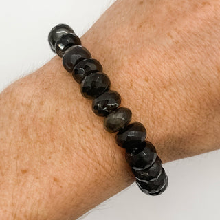 Rare Black Moonstone Sparkler Bracelet