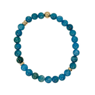 The Power of Blue Apatite Bracelet (Custom)