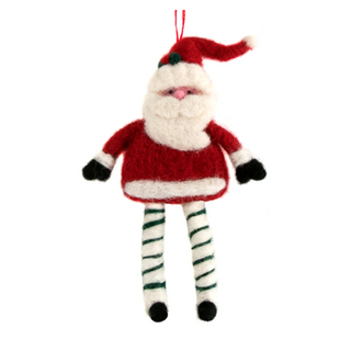 Dancing Santa Ornament